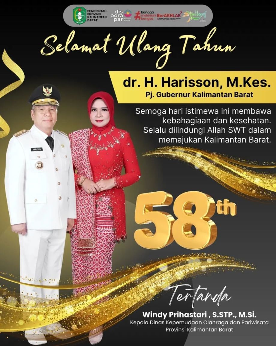 Selamat Ulang Tahun dr. H. Harisson, M.Kes.