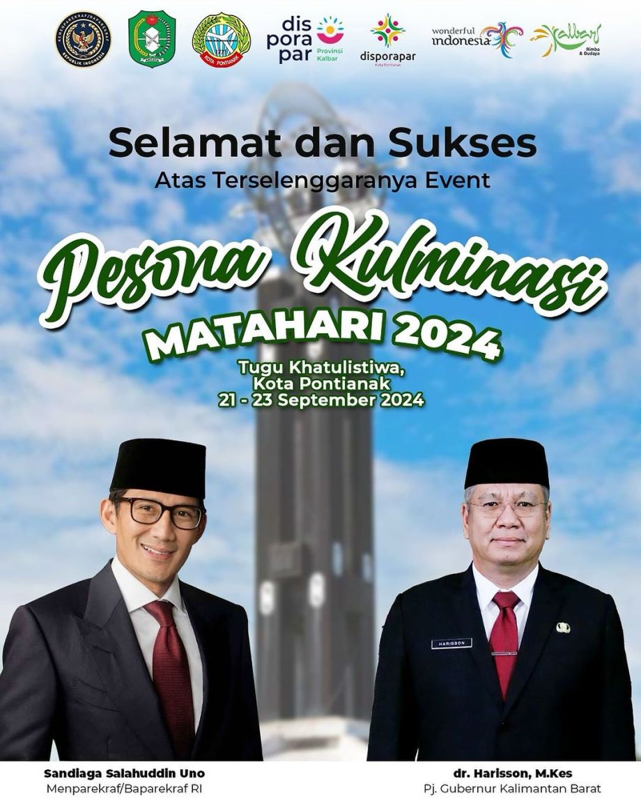 Selamat dan sukses atas terselenggaranya Event Pesona Kulminasi Matahari 2024