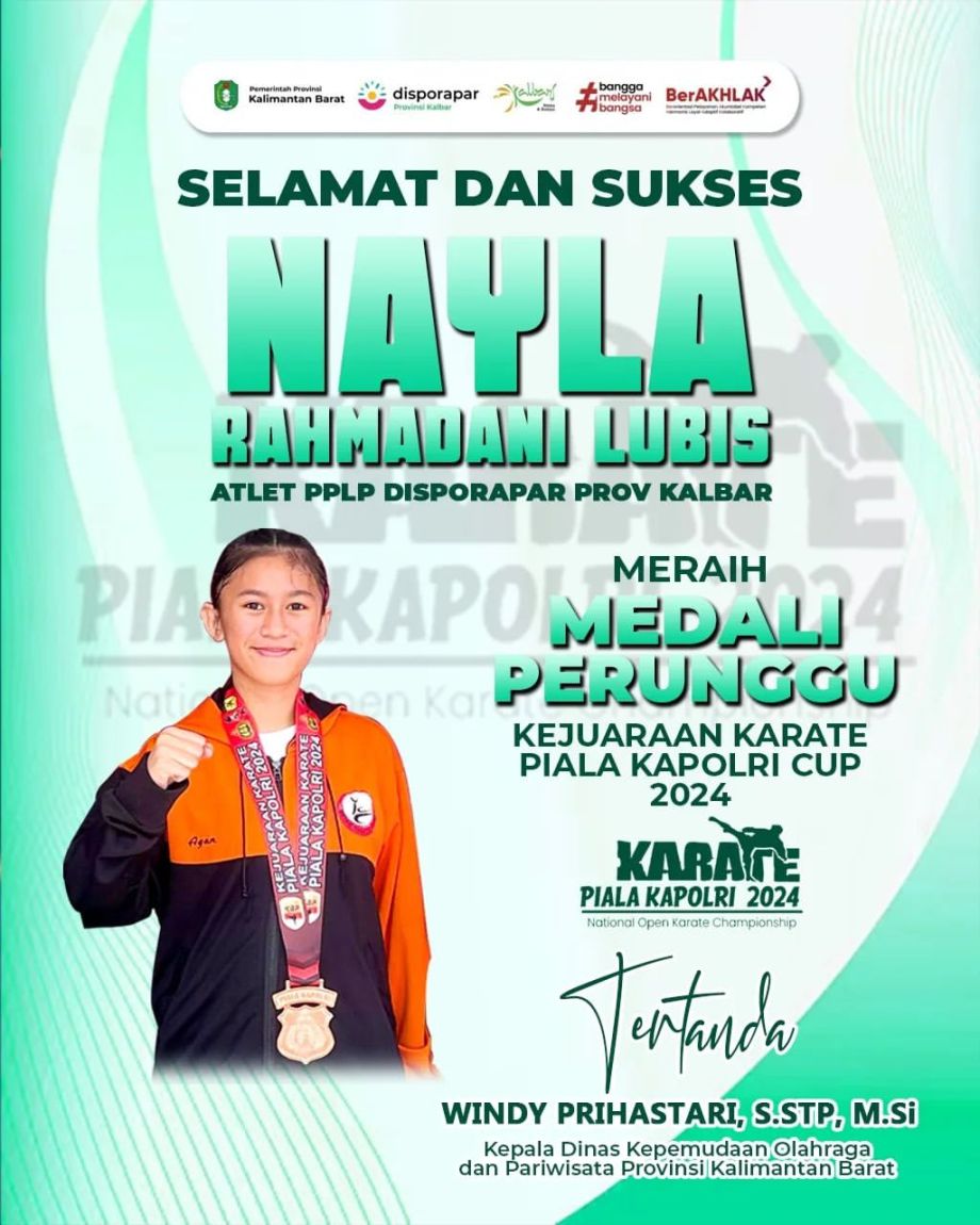 Medali Perunggu - Kejuaraan Karate Piala Kapolri Cup 2024