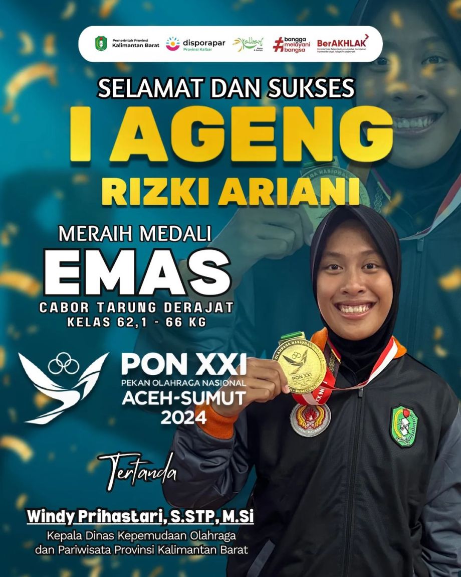 Selamat dan Sukses I Ageng Rizki Ariani