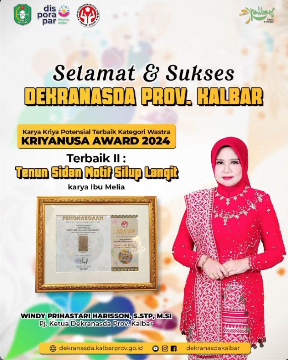 Karya Kriya Potensial Terbaik Kategori Wastra Kriyanusa Award 2024