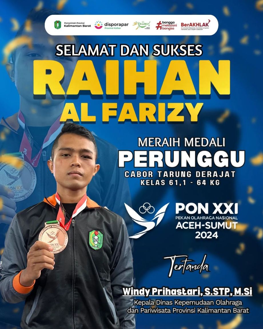 Selamat dan Sukses Raihan Al Farizy