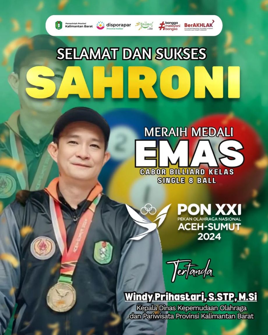 Selamat dan Sukses Sahroni