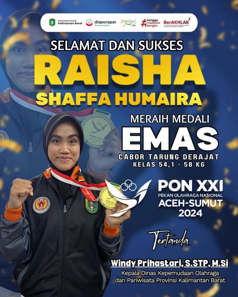 Selamat dan Sukses Raisha Shaffa Humaira