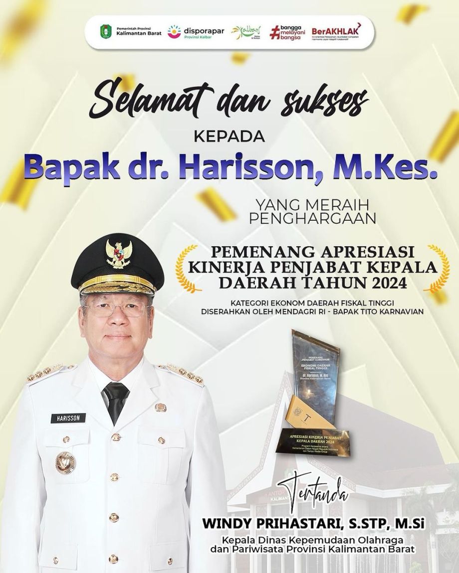 Selamat dan Sukses Bapak  dr. Harrison, M. Kes.