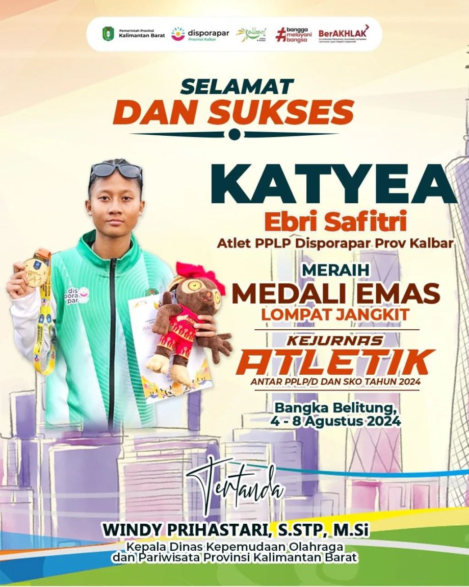 Selamat dan Sukses Katyea Ebri Safitri