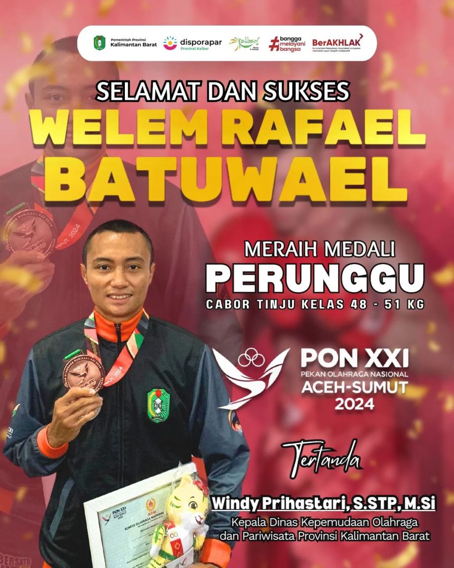 Selamat dan Sukses Welem Rafael  Batuawel