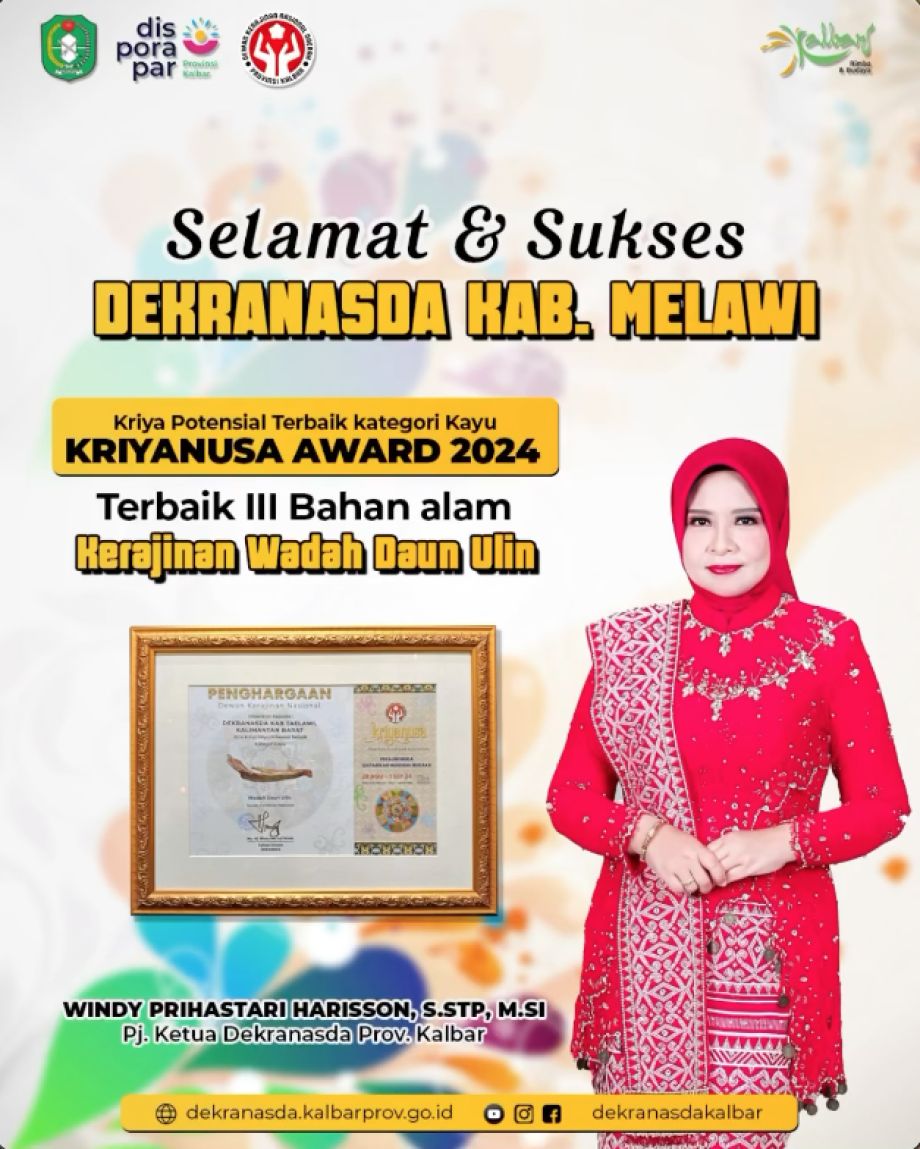 Kriya Potensial Terbaik Kategori Kayu Kriyanusa Award 2024